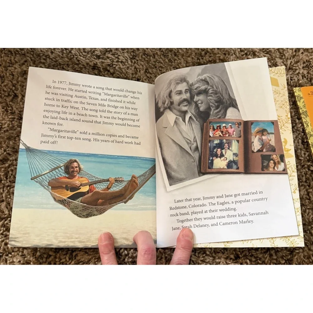 Little Golden Books-Biography- Jimmy Buffett  & Iris Apfel (NWT)